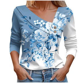 Blusa Meia Manga Floral